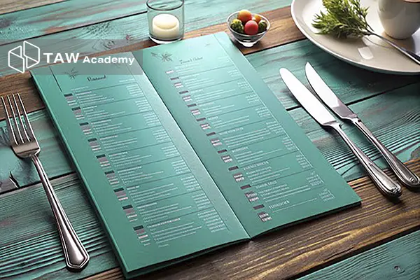 منو رستوران