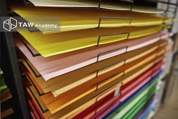 مراحل تولید کاغذ الوان